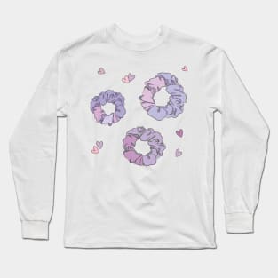 cute hair scrunchie Long Sleeve T-Shirt